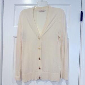 Tory Burch- Ivory Cardigan- Size M